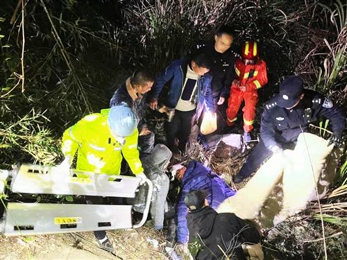 男子上山采药不慎坠崖 警方联合多部门紧急救援