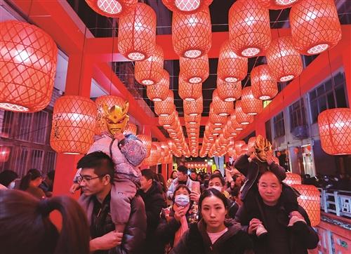 二月二宁溪灯会首日 数万台州人“赶场”