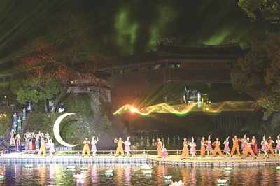 第九届泰顺廊桥文化旅游节启幕  山水实景剧《我在廊桥等你》公演