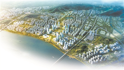 商务创新区 活力江湾城  鹿城西部新城今年拟推500亩土地，新开工12个重大产业项目