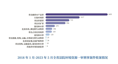 最近5年里 有9736人因为他们以为的“小事”获刑 浙江法院通报环境资源审判情况