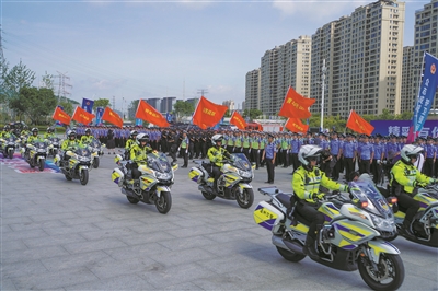 温州全市亚运安保实战“集结拉练”活动举行