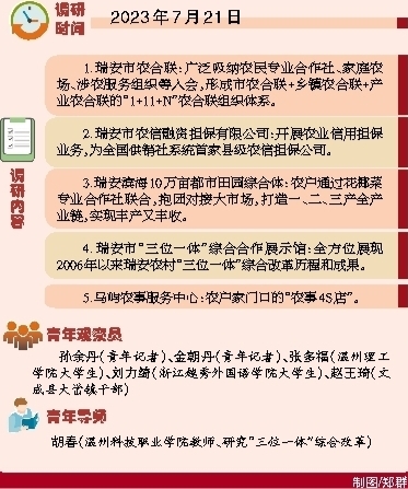 一场田野对话  听“三位一体”综合改革的瑞安故事