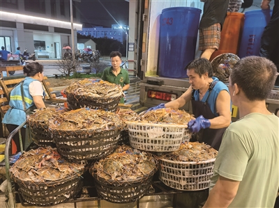 东海首批海鲜抵温!  昨天，你家餐桌上有螃蟹吗？
