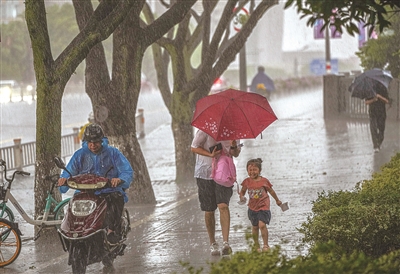 8月以来强对流天气频发  温州市已发布9次暴雨红色预警