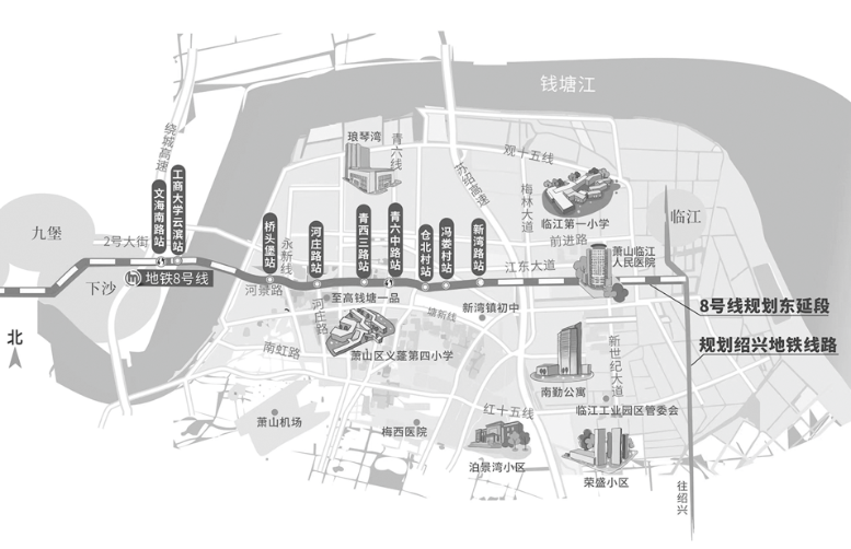 杭州地铁力争将8号线二期纳入下一轮建设规划中