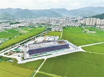市域铁路象山线塘溪站 主体结构封顶