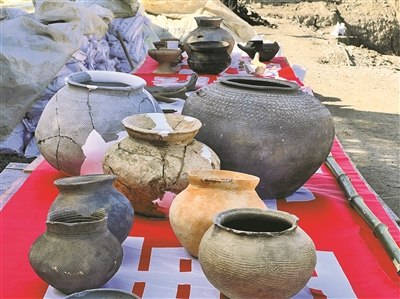 最早距今6600年  镇海汶溪遗址揭开面纱  河姆渡文化晚期前段遗存，系在钱塘江以南地区首次大规模揭露