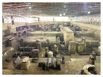 这匹公马，来自战国 绍兴稽中遗址考古首次发现2500年前的越国高等级建筑
